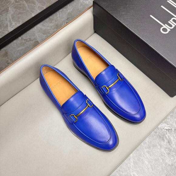 Dunhill Classic Business Leather Shoes Blue main image 8